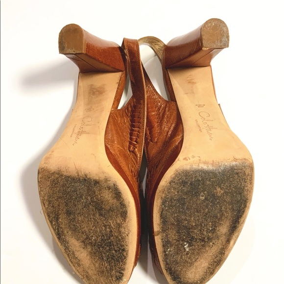 EUC 9.5 Cole Haan 4” rich brown leather sandal - Picture 3 of 6